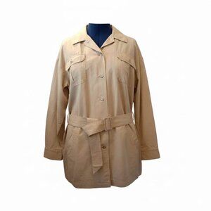 CW Clifford & Willis Linen & Cotton Safari Jacket / Top
